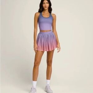 Wilson Headliner Tennis Skirt in Purple and Pink Ombre